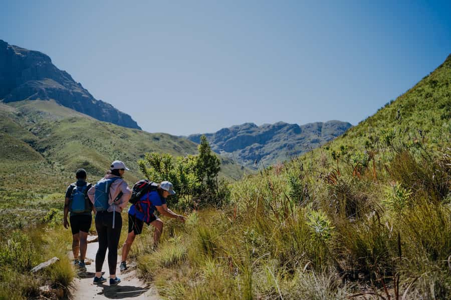 Jonkershoek: Waterfall Hike and 4x4 Safari Ride - The first 35 minutes: riding into Jonkershoek