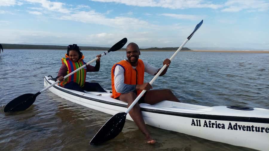 Kayaking Jeffreys Bay - Starting beside Kabeljouws Lagoon