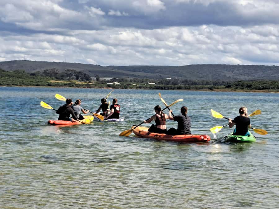 Kayaking Jeffreys Bay - Wind can decide the whole outing