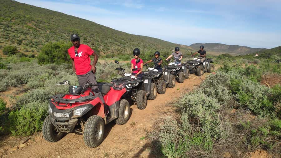 KLEIN KAROO at Oudtshoorn QUAD BIKE FUN RIDE - Riding the WildX course near Oudtshoorn