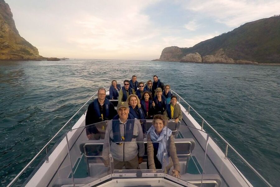 Knysna Heads and Estuary Adventure - Setting out from Thesen Harbour Town