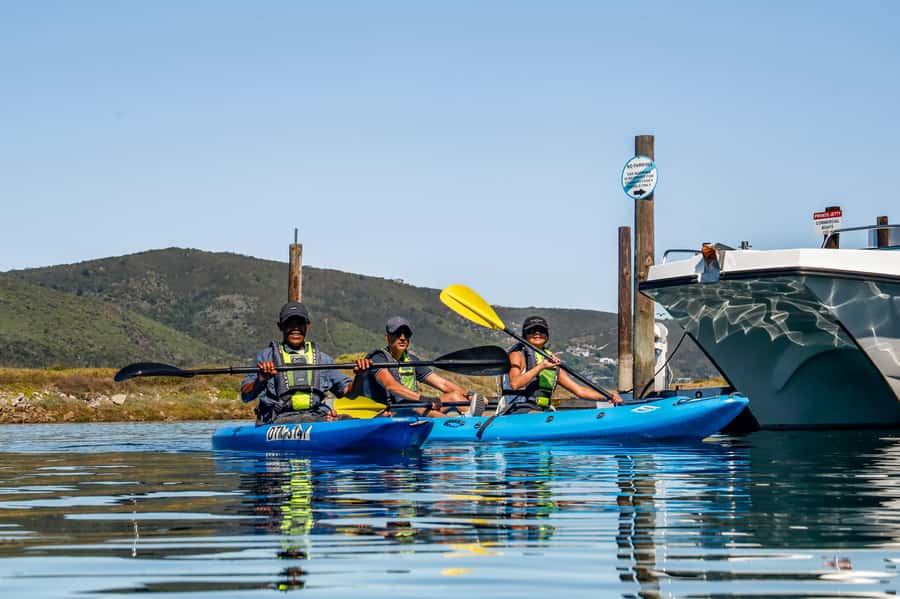 knysna Lagoon Kayak Hire - Finding The Water Club opposite The Turbine Hotel
