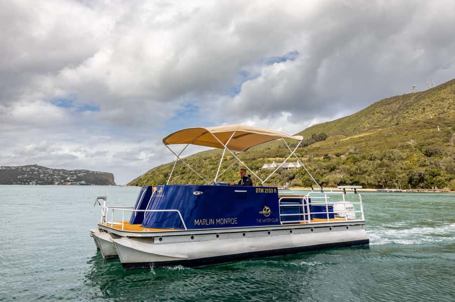 Knysna Lagoon: Pontoon Sunset Cruise - Setting out from Thesen Island