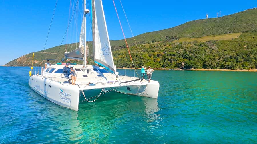 Knysna: Luxury Sunset Cruise with Captain's Barbeque - A relaxed ride on a 55-foot catamaran