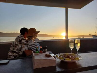 Wine & Oyster Luxury Lounger Sunset Cruise