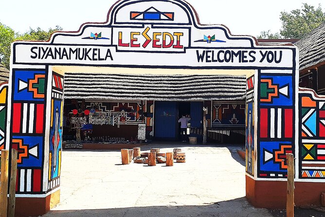 Lesedi cultural village tour - The village tour and five South African cultures