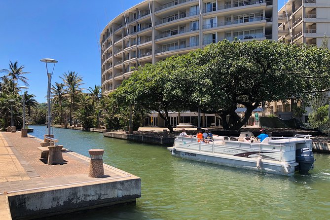 Luxury Canal Boat Cruise - Fun Things Durban Ushaka - Fish spotting and family appeal