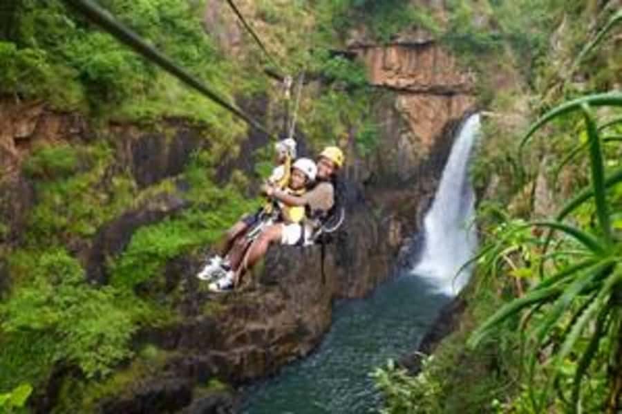 Magoebaskloof Adventures: 2H Canopy Tour - The short suspension bridge and the quieter pauses