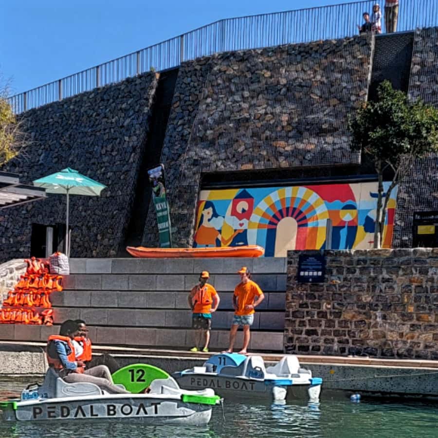 Pedal Boat Ride V&A Waterfront - Cape Town - A small workout with a sightseeing payoff