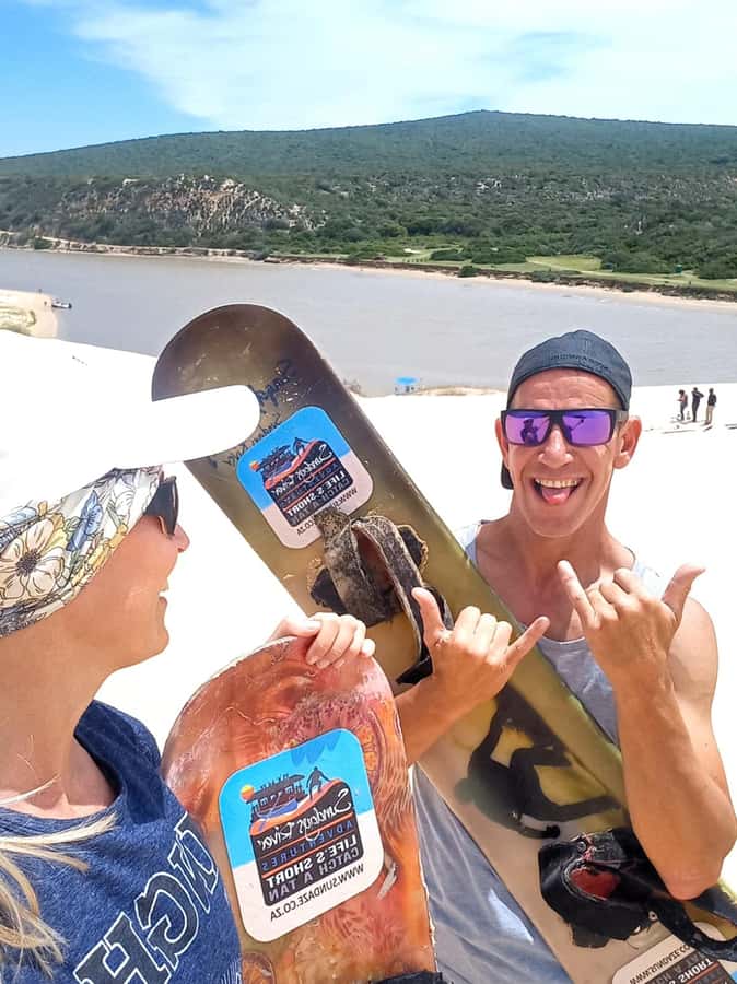 Port Elizabeth: Sandboarding with Short Boat Trip - Families, older adults, and confident boarders