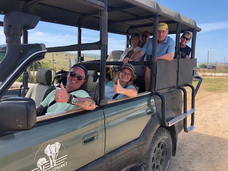Port Elizabeth: Schotia Game Reserve Safari with Port Pickup - The open vehicle is the heart of the experience