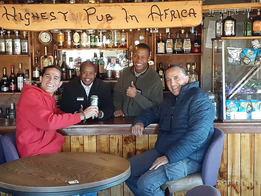 Private Sani Pass Classic Tour: High value for money - Meeting a family at a Lesotho homestead