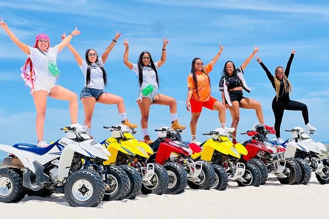 Quad biking Atlantis Dunes Cape Town & Photo Shoot - The safety briefing and getting comfortable on the quad