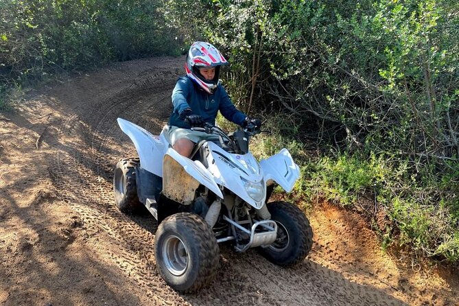 Quad Biking Fun Ride in Wilderness Garden Route - Turning through the bush at Wilderness