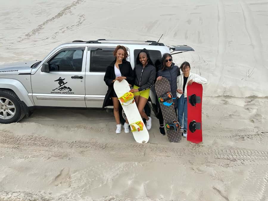 Sandboarding with jeep - drive uphill - The dunes, the views, and the feel of the ride