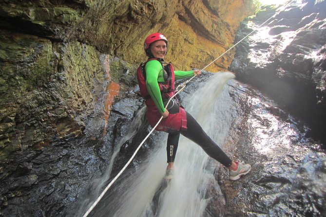 Short Canyoning Trip in The Crags - The five-minute ride to the river gorge
