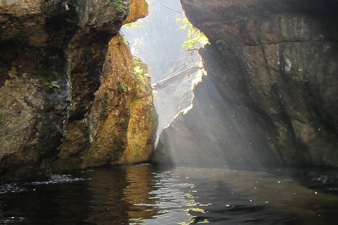 Standard Canyoning Trip in The Crags, South Africa - Rappelling down the 25-meter waterfall