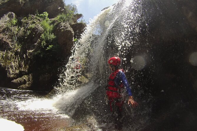 Standard Canyoning Trip in The Crags, South Africa - The 30-meter zipline finale