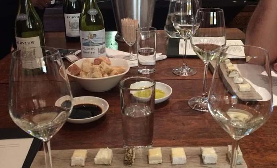Stellenbosch: Half-Day Wine Tour - First vineyard: six wines, cheese, and barrel-shaped tasting pods