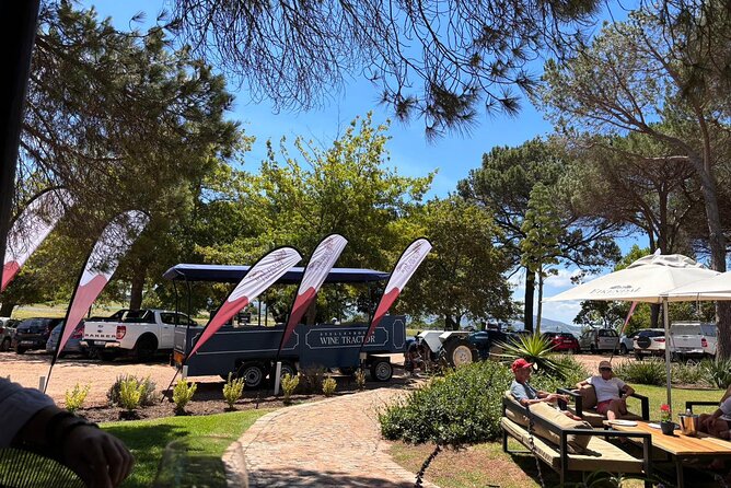 Stellenbosch Wine Tractor hop-on-hop off wine tasting tour - What the ticket really includes