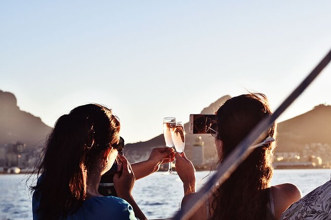 Sunset Champagne Cruise from Cape Town - Sunset from the Atlantic, with Table Mountain in the frame