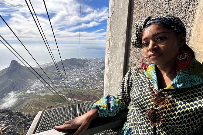 Table Mountain, Boulder's Penguins & Cape Point Private Tour from Cape Town - Riding the Table Mountain cable car