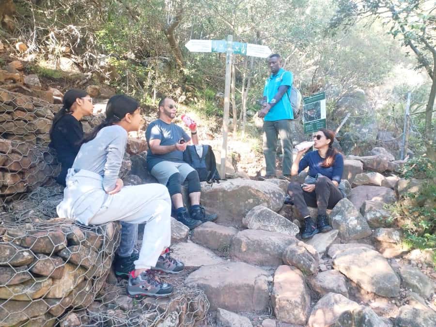 Table Mountain Group Hike - Solo Travelers welcome - Reaching the Upper Cable Car Station