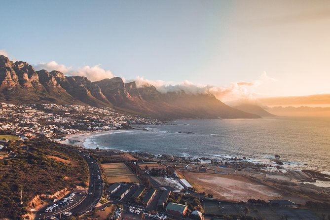 Two Oceans Helicopter Tour in Cape Town - Leaving the helipad for Clifton and Camps Bay