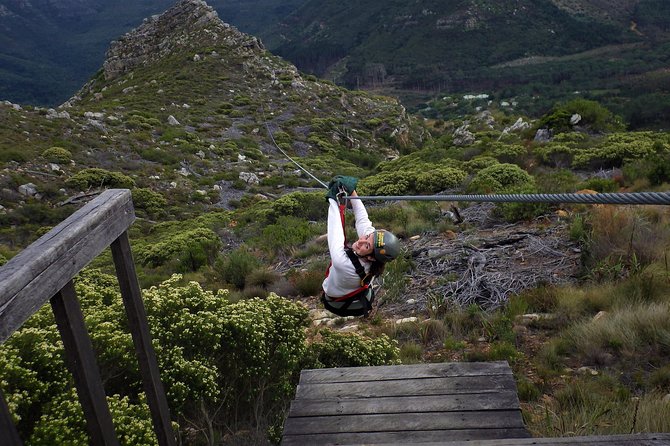 Zipline Cape Town - From Foot of Table Mountain Reserve - Seven cables above Table Mountain