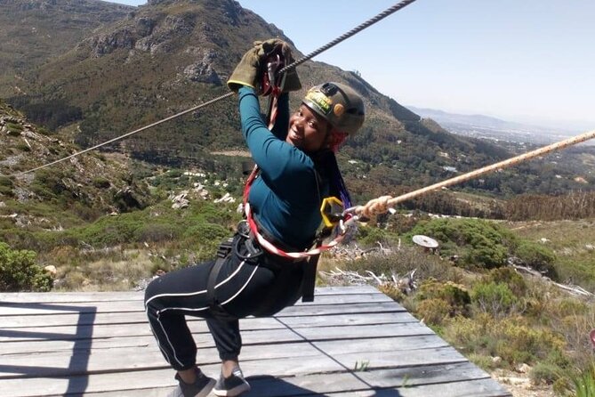 Zipline Cape Town - From Foot of Table Mountain Reserve - The platforms are part of the experience